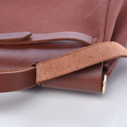 Hermes Toile Vache Calfskin Herbag 30 PM Natural 11 of 26