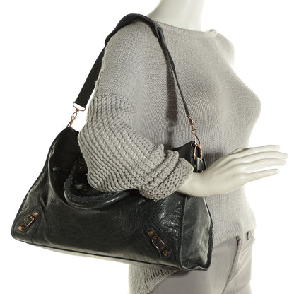 Balenciaga Agneau Giant 12 Rose Gold Hardware City Anthracite 2 of 15
