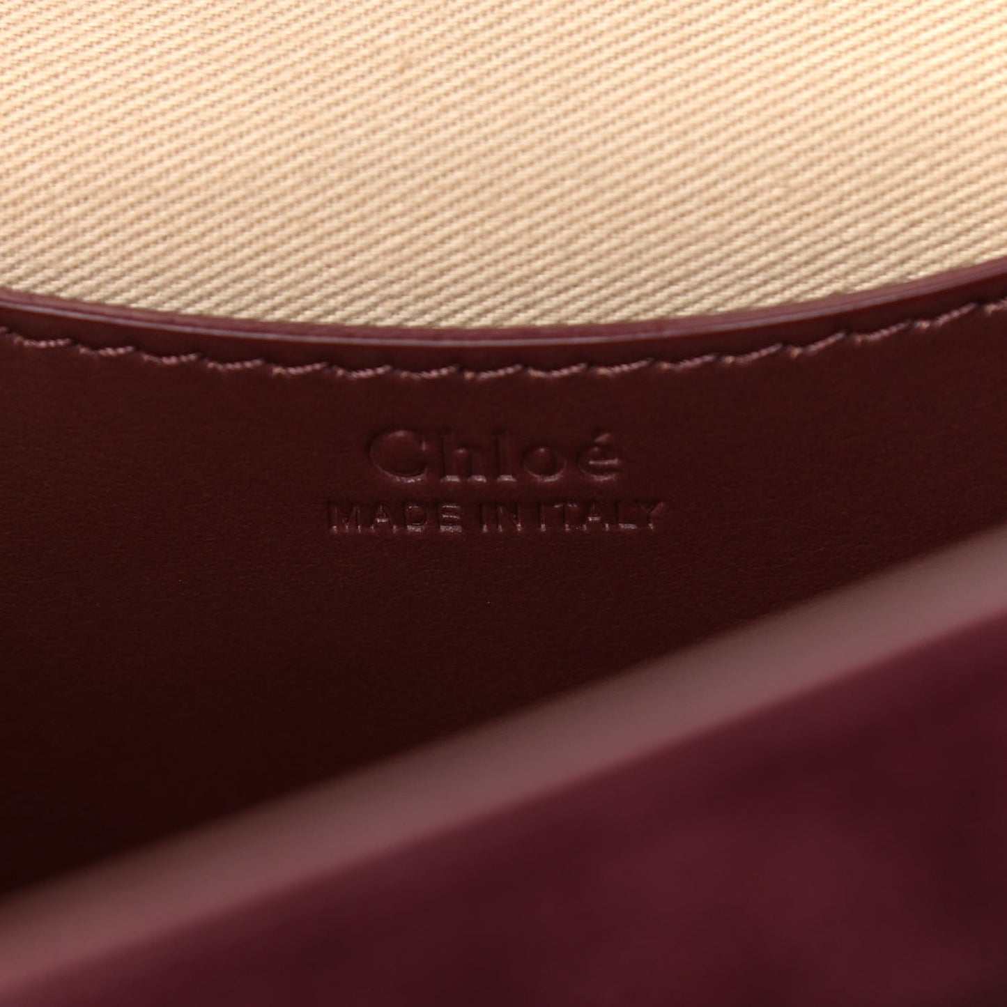 Calfskin Large Tess Bag Burnt Brown