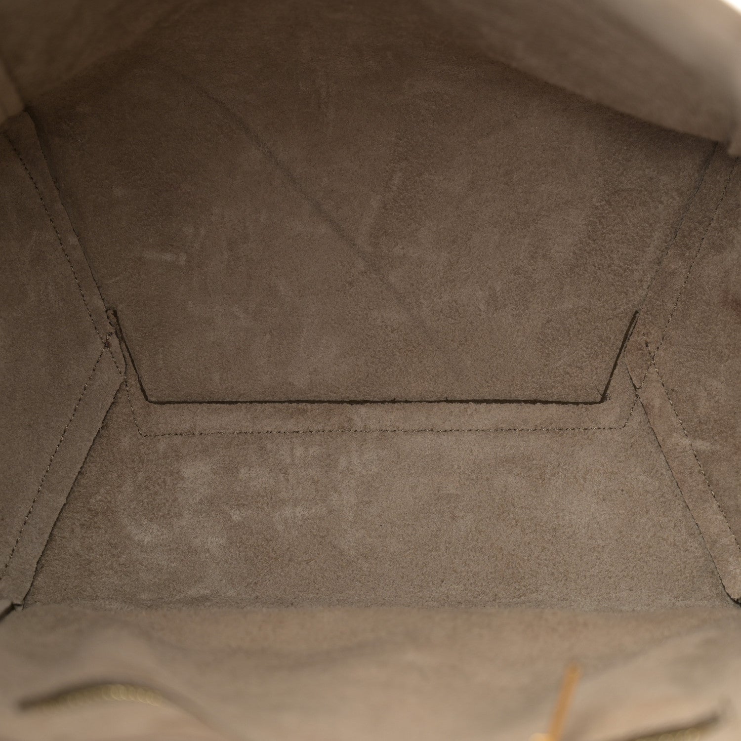 Celine Soft Grained Calfskin Small Sangle Bucket Bag Taupe 5 of 9