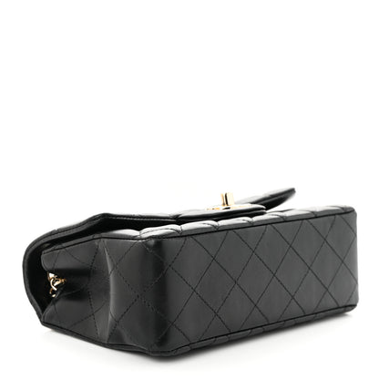 Chanel Lambskin Quilted Mini Rectangular Flap Black 4 of 11