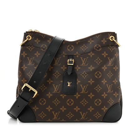 Louis Vuitton Monogram Odeon MM Black 1 of 9