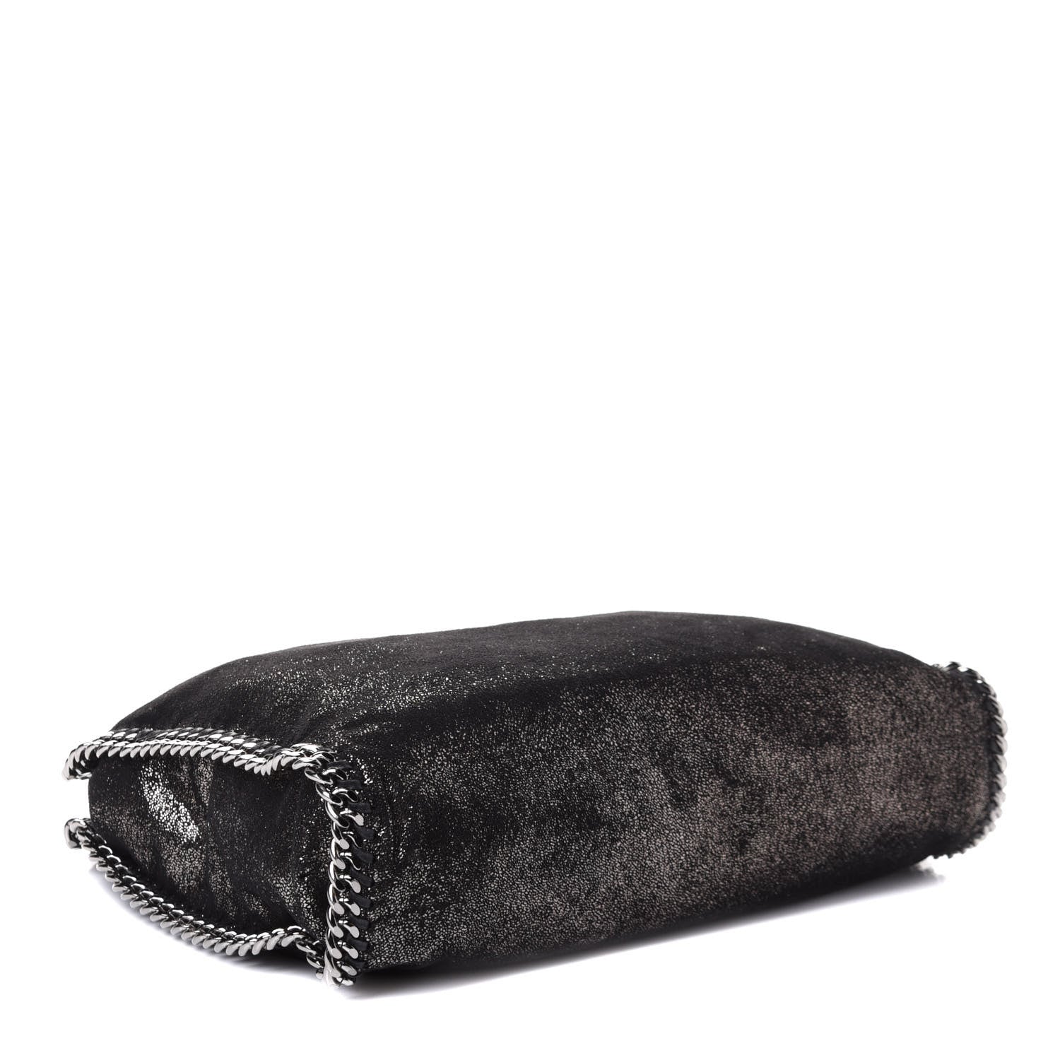 Stella McCartney Metallic Shaggy Deer Small Falabella Tote Black 3 of 4