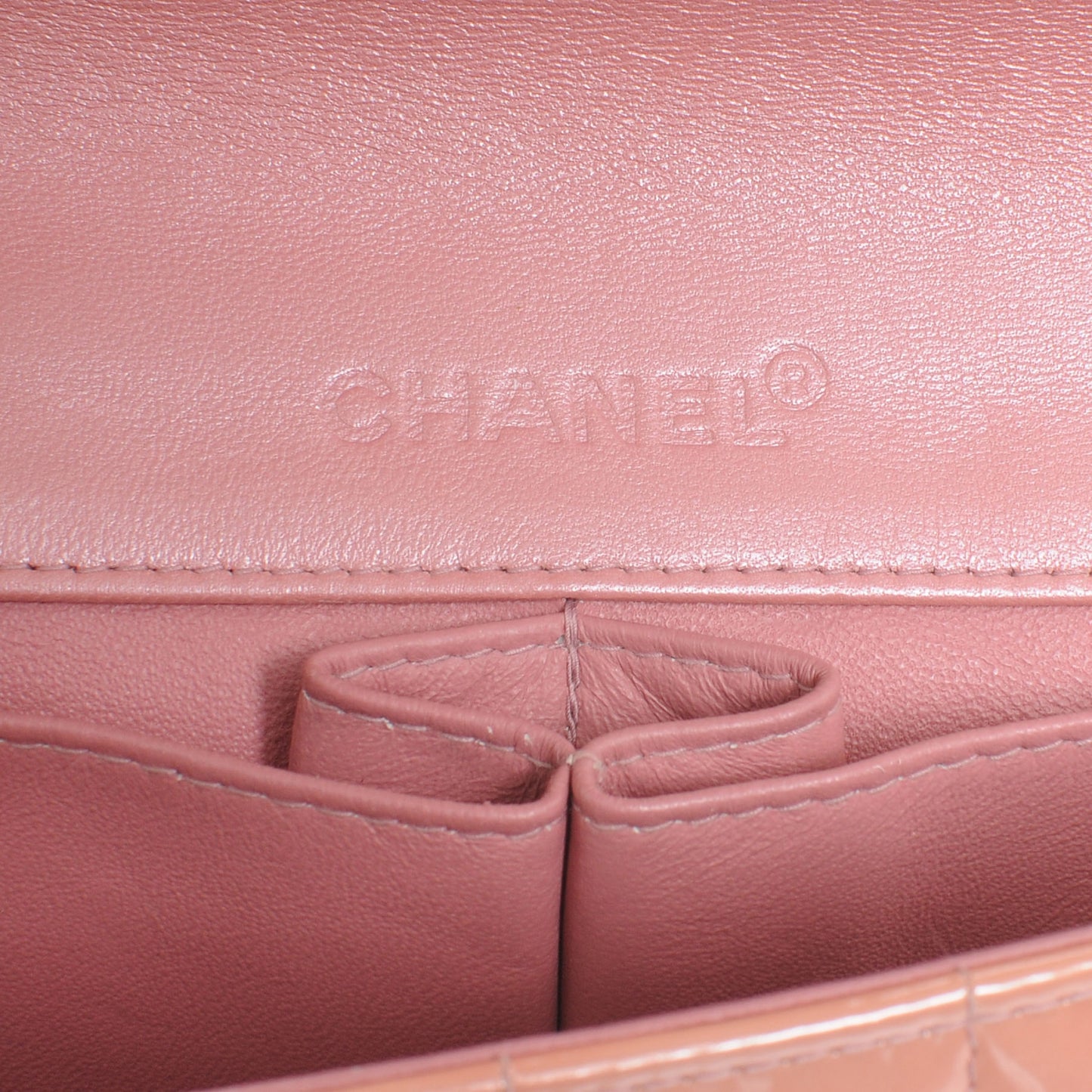 Patent East West Chocolate Bar Flap Coral