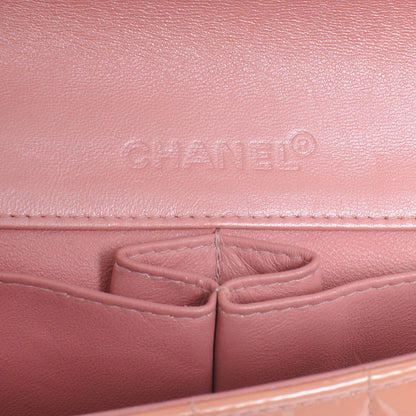 Chanel Patent East West Chocolate Bar Flap Coral 5 of 7