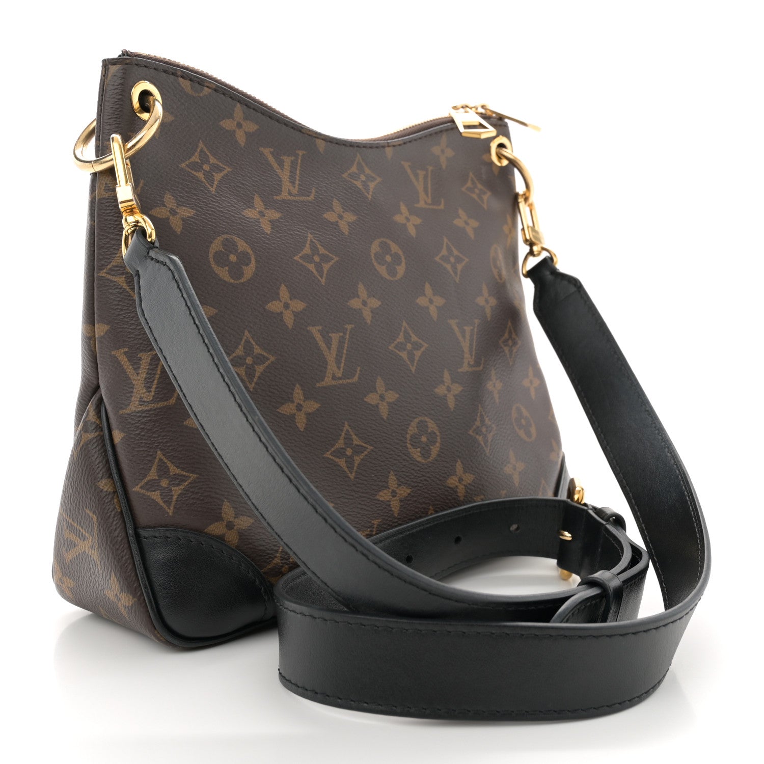 Louis Vuitton Monogram Odeon PM Black 3 of 13
