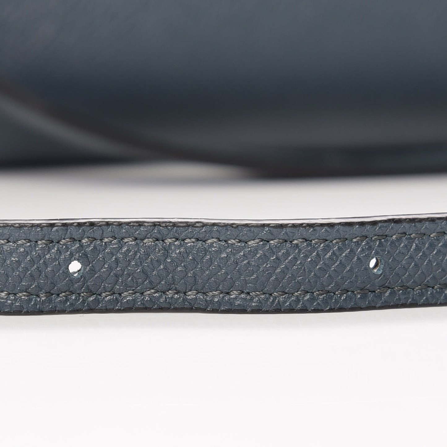 Grained Calfskin Nano Belt Bag Slate