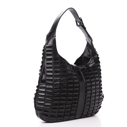 Burberry Calfskin Hobo Black 2 of 10