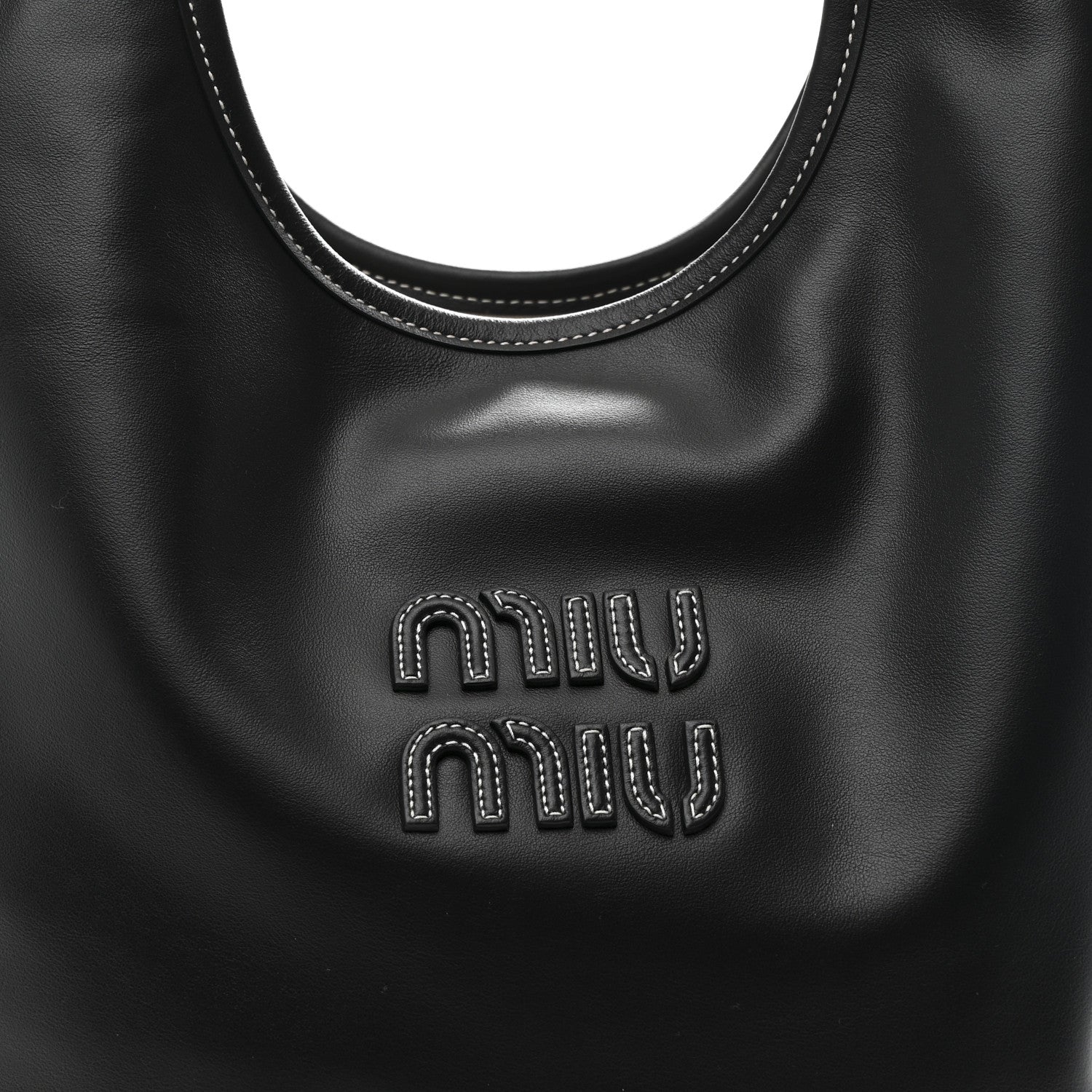 Miu Miu Nappa Ivy Bag Black 7 of 9