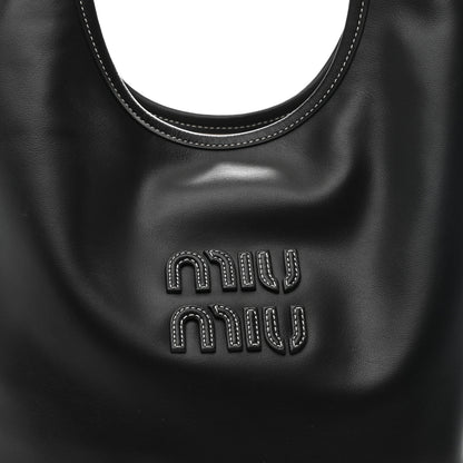Miu Miu Nappa Ivy Bag Black 7 of 9