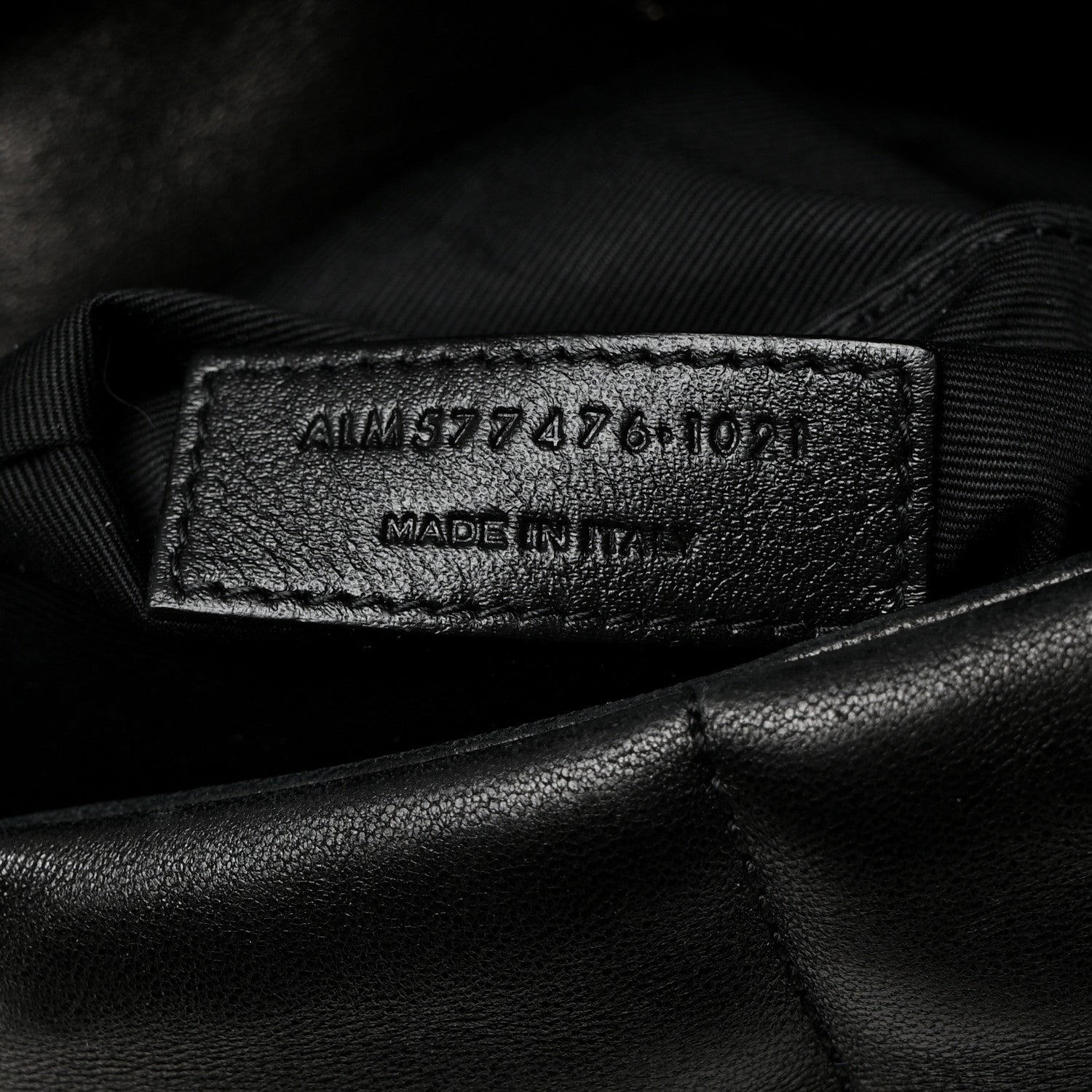 Saint Laurent Lambskin Quilted Monogram Monochrome Small Loulou Puffer Chain Satchel Black 7 of 10