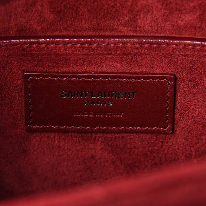 Saint Laurent Calfskin Medium Bellechasse Satchel Palissandre 7 of 12