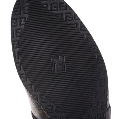 Fendi Coated Canvas FF Mens Low Top Sneakers 8.5 Tobacco 10 of 10