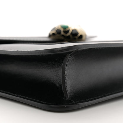 Bulgari Calfskin Small Serpenti Forever Snake Strap Crossbody Bag Black 8 of 11