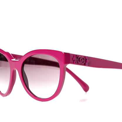 Chanel Pantos CC Signature 5315 Sunglasses Fuchsia 5 of 5