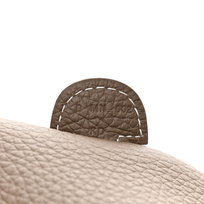 Hermes Taurillon Clemence Evelyne III PM Etoupe 7 of 11