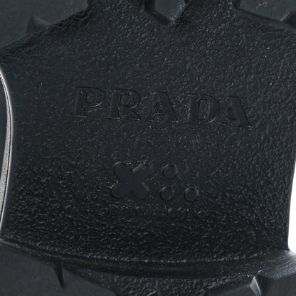 Prada Spazzolato Triangle Logo Monolith Pointy 55mm Loafers 38.5 Black 9 of 9