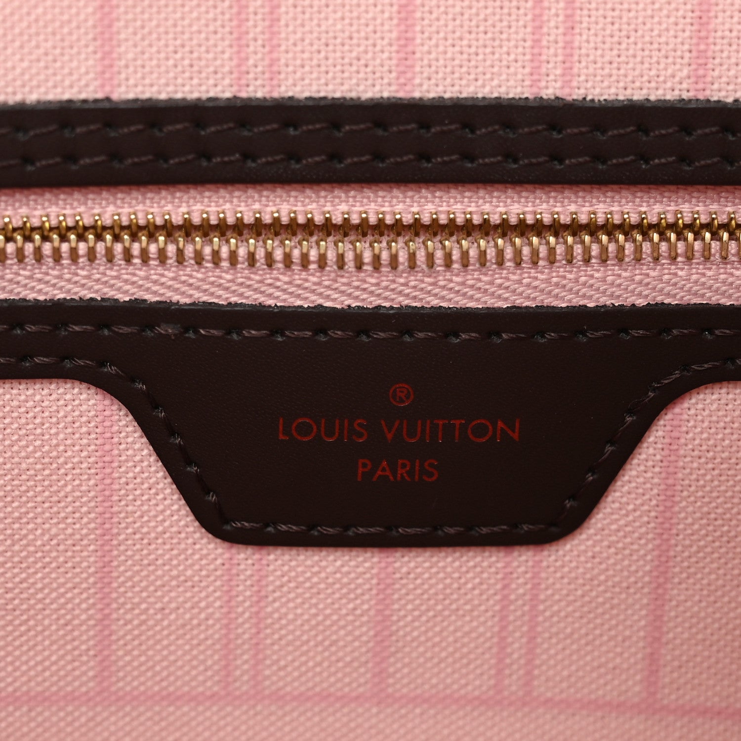 Louis Vuitton Damier Ebene Neo Neverfull MM Rose Ballerine 6 of 8