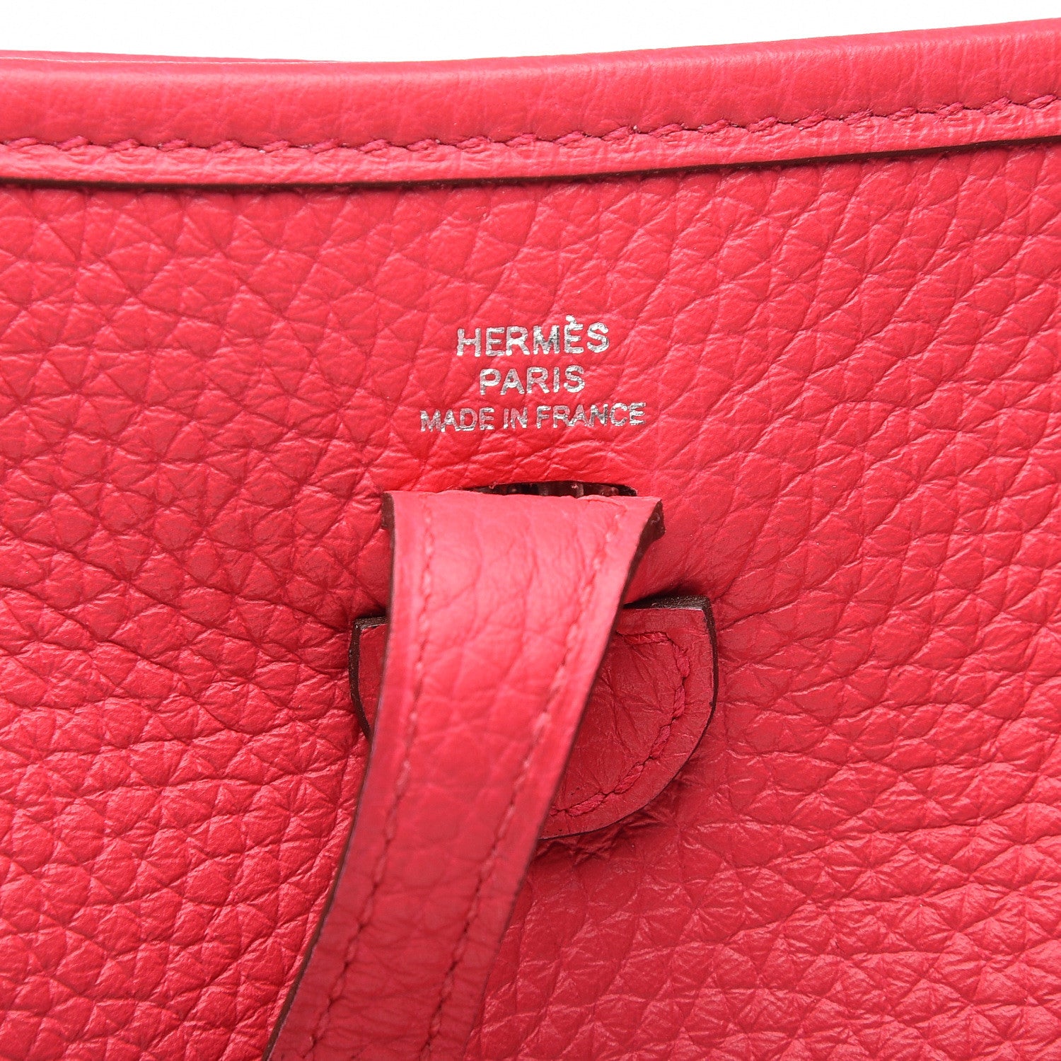 Hermes Taurillon Clemence Evelyne TPM Rose Extreme 9 of 10