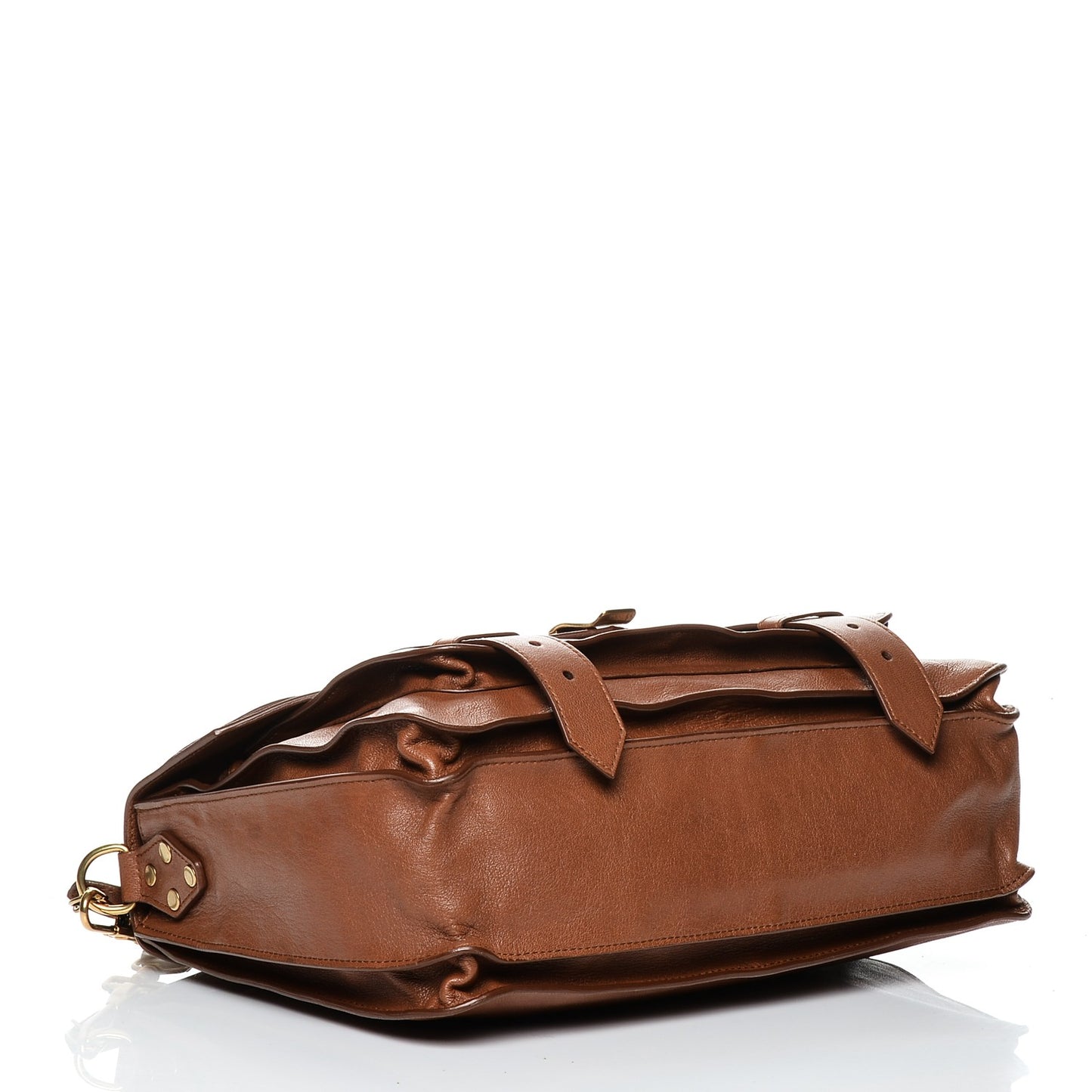 Lambskin Medium PS1 Satchel Saddle