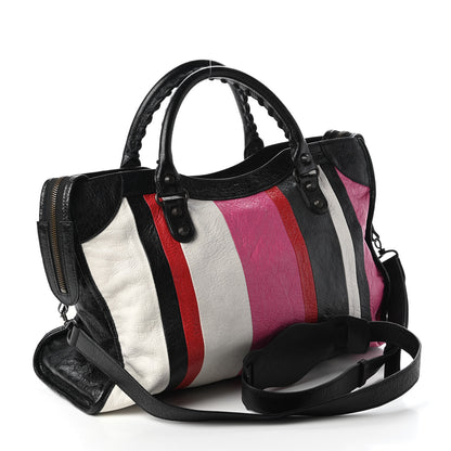 Balenciaga Agneau Arena Multicolore Classic Hardware City Rose Gris White Black Rouge 3 of 10
