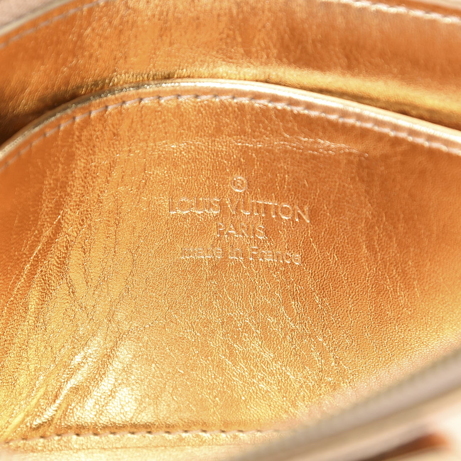 Louis Vuitton Monogram Miroir Trousse Cosmetic Bag Gold 6 of 11