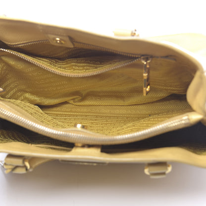 Prada Saffiano Lux Medium Tote Ginestra 5 of 27