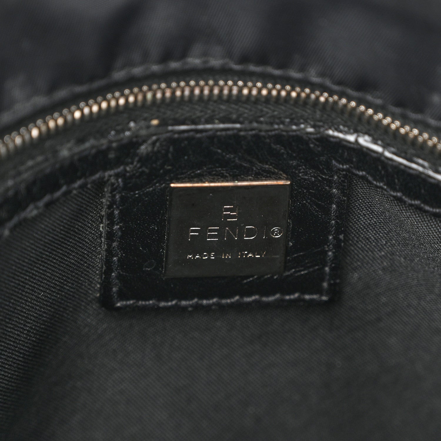 Fendi Nylon Small Tote Black 7 of 15