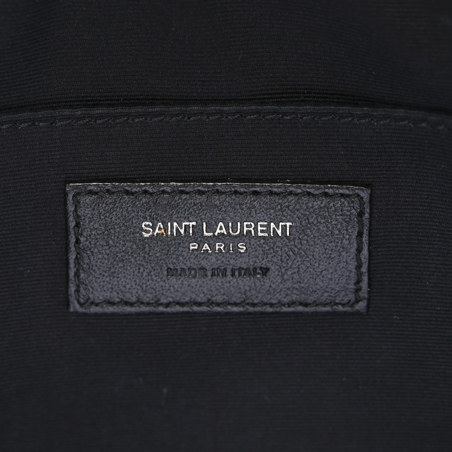 Saint Laurent Calfskin Matelasse Monogram Monochrome Lou Camera Bag Black 6 of 10