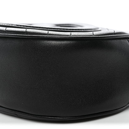 Gucci Sakai Be Green Calfskin Diagonal Stitched Mini Blondie Shoulder Bag Black 10 of 11