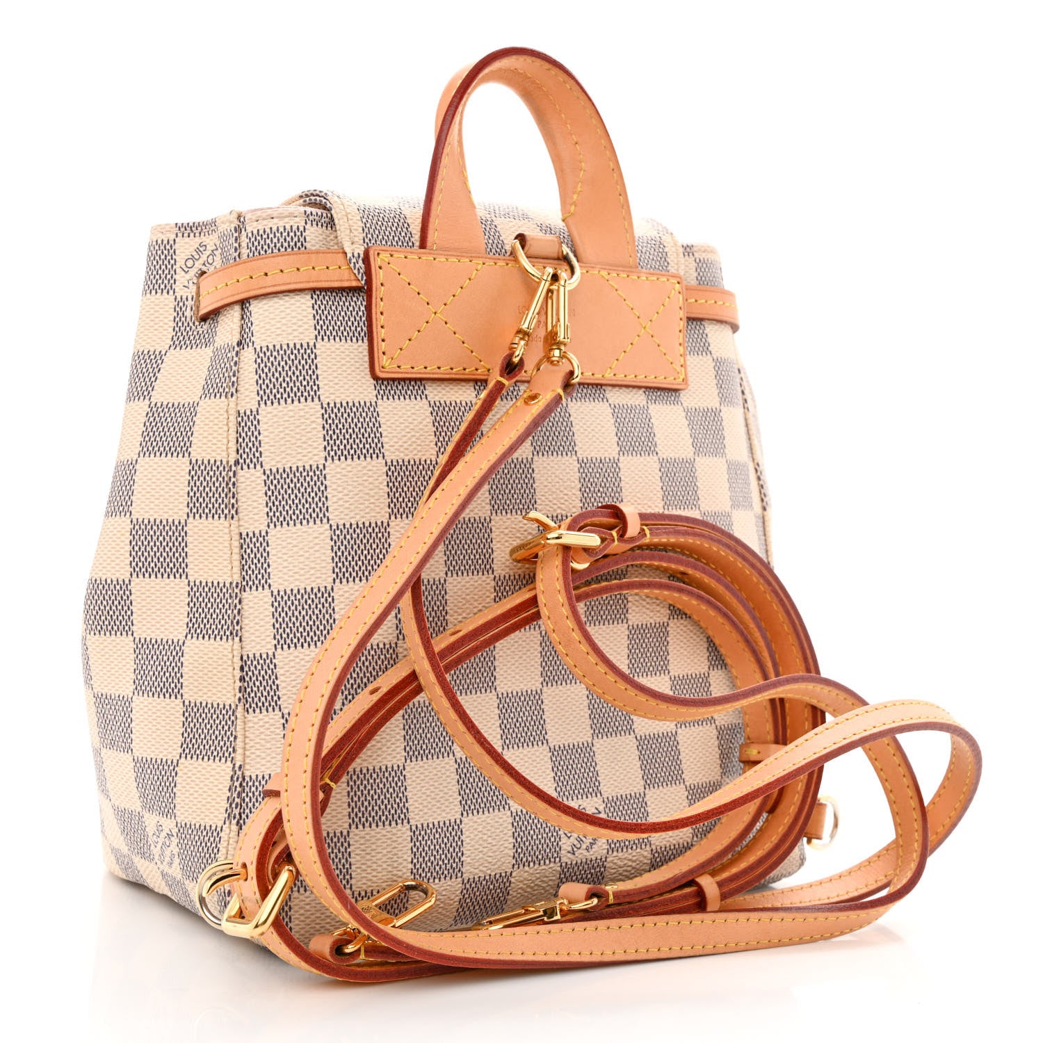 Louis Vuitton Damier Azur Sperone BB Backpack 3 of 16