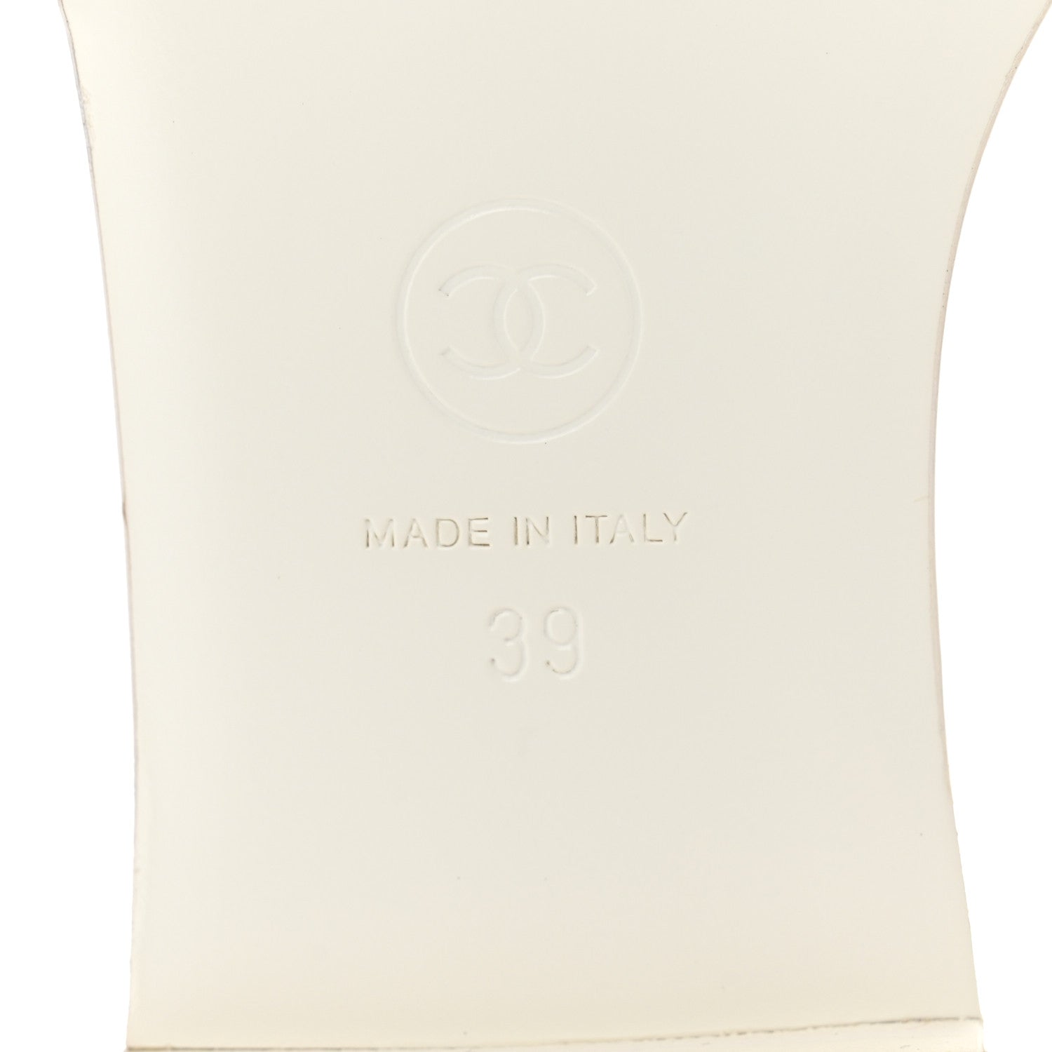 Chanel Crochet CC Mules Sandals 39 White 7 of 10