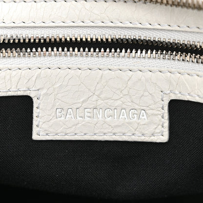 Balenciaga Agneau Arena Small Neo Cagole City Handbag Optic White 6 of 11