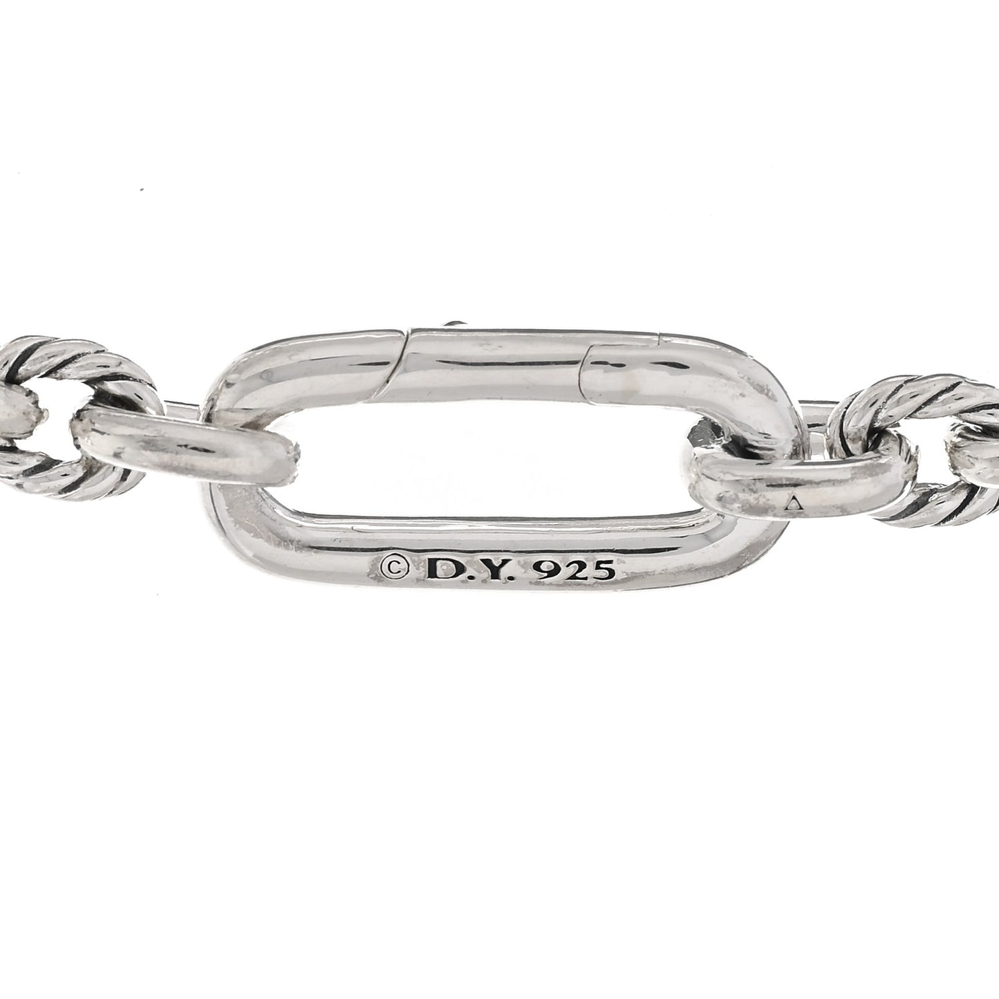 Sterling Silver Diamond Small Lexington Chain Necklace