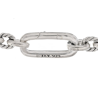 David Yurman Sterling Silver Diamond Small Lexington Chain Necklace 4 of 4