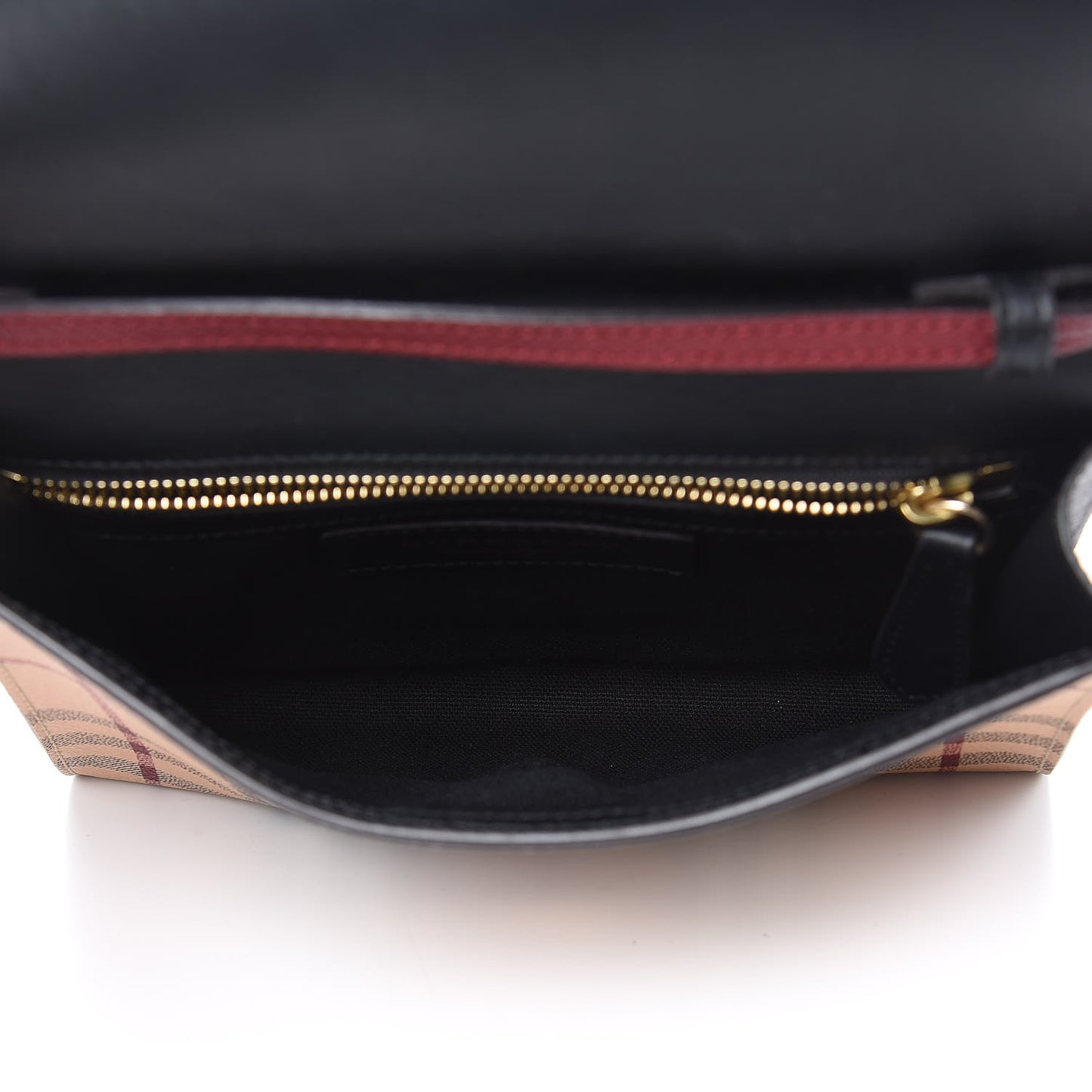 Haymarket Check Small Loxley Crossbody Bright Toffee