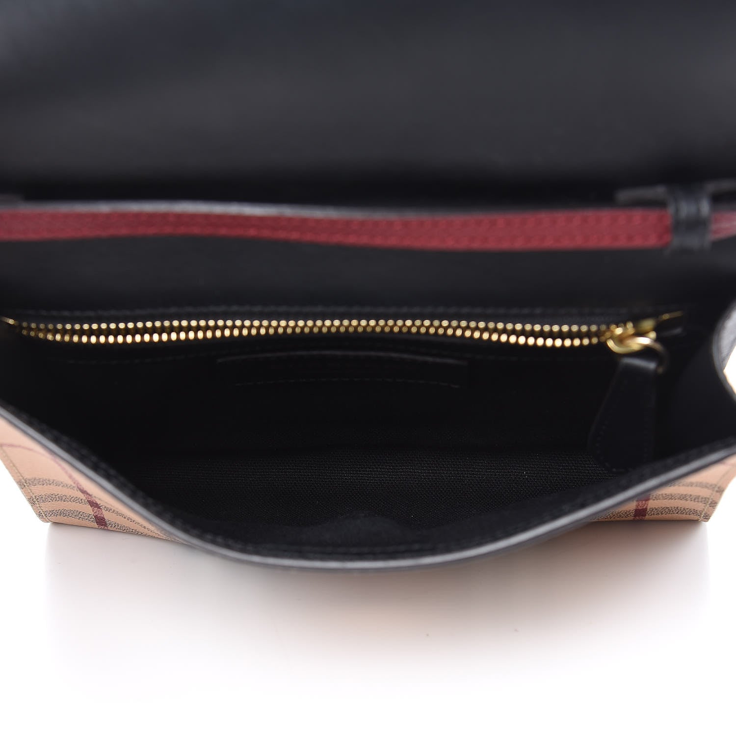 Burberry Haymarket Check Small Loxley Crossbody Bright Toffee 6 of 11