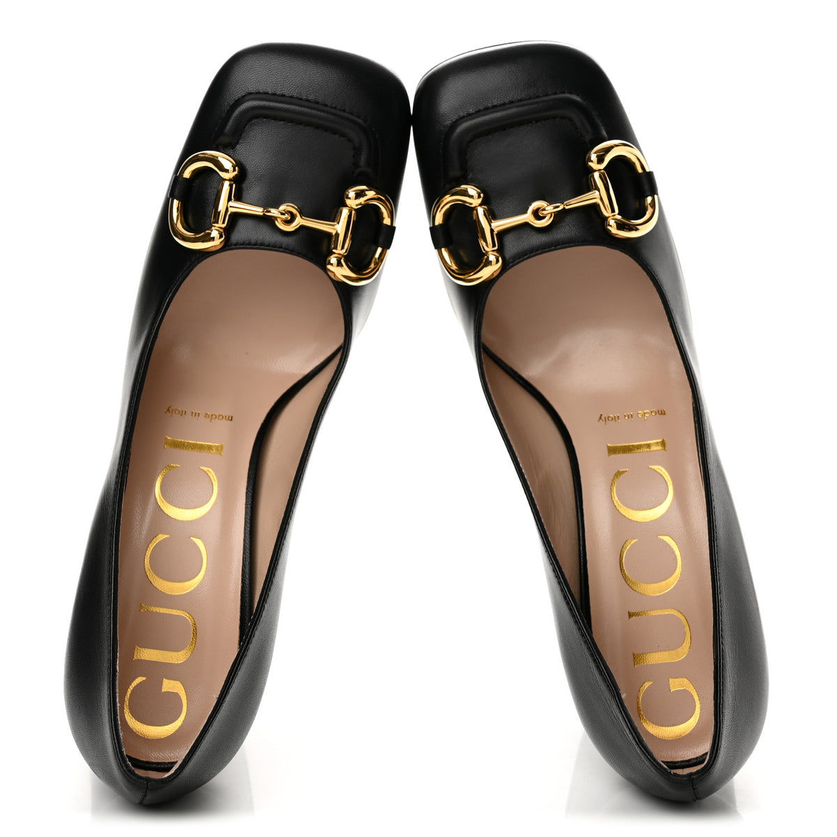 Gucci Malaga Kid Horsebit 75mm Pumps 37 Black 2 of 10