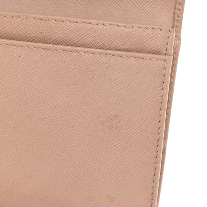 Prada Saffiano Metal Wristlet Wallet Cammeo 16 of 16