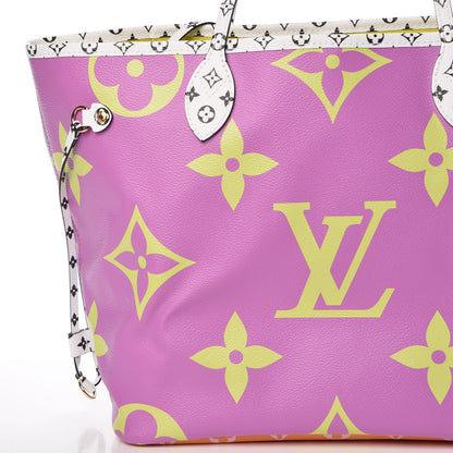 Louis Vuitton Monogram Giant Neverfull MM Pink Lilac 12 of 13