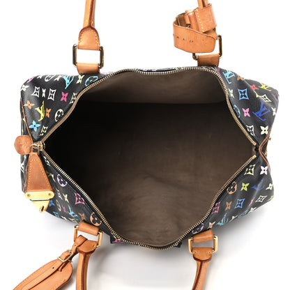 Louis Vuitton Monogram Multicolor Keepall 45 Black 4 of 10