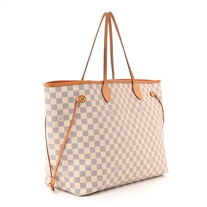 Louis Vuitton Damier Azur Neo Neverfull GM Rose Ballerine 4 of 16
