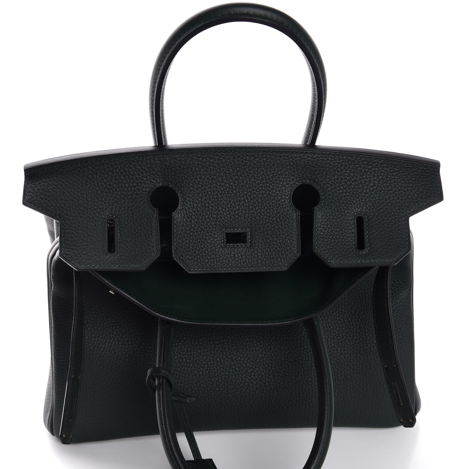 Hermes Togo Birkin 30 Vert Fonce 19 of 32
