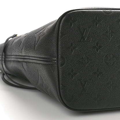 Louis Vuitton Empreinte Monogram Giant Neverfull MM Black 8 of 11