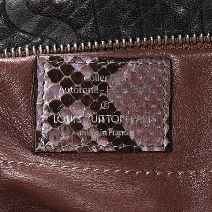 Louis Vuitton Snakeskin Lambskin Monogram Collage Lutece Grey 7 of 11