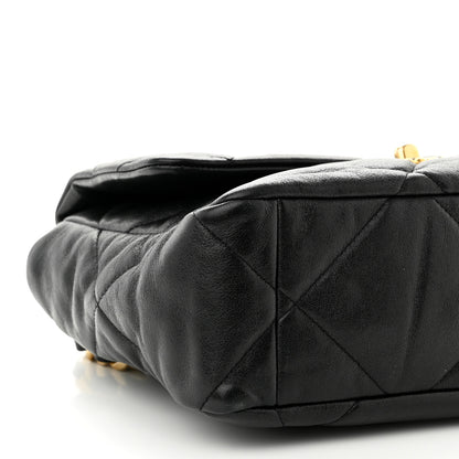 Chanel Lambskin Quilted Large Chanel 19 Flap Black 9 of 10