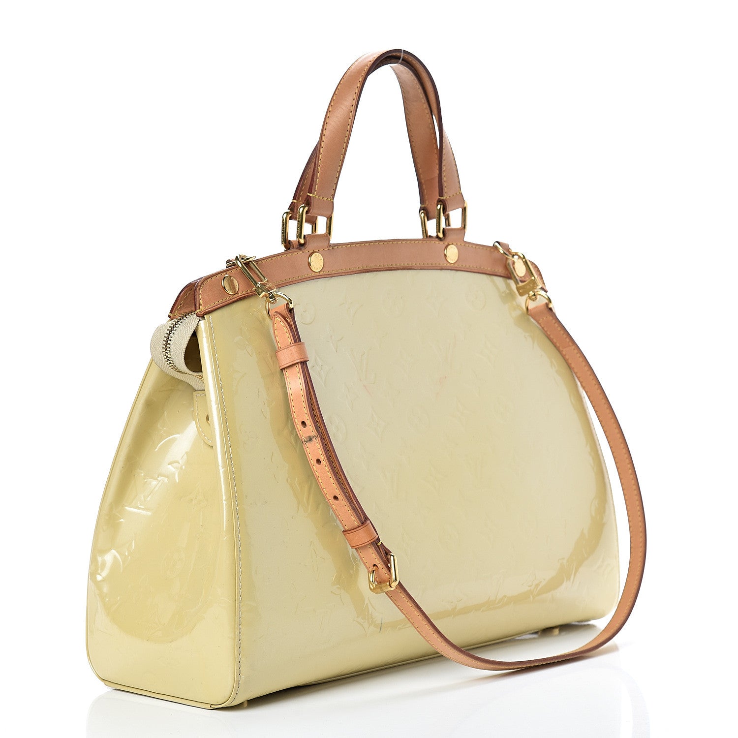Louis Vuitton Vernis Brea GM Blanc Corail 2 of 17