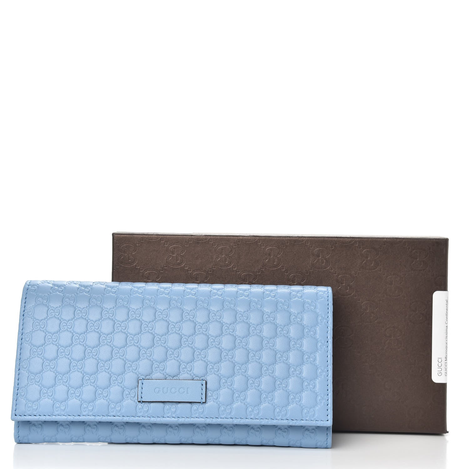 Gucci Soft Microguccissima Continental Wallet Mineral Blue 7 of 7