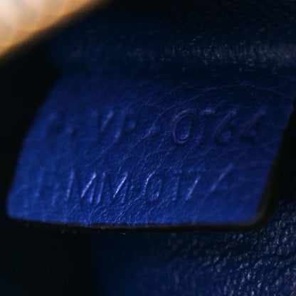 Celine Drummed Calfskin Suede Medium Trapeze Indigo 12 of 12