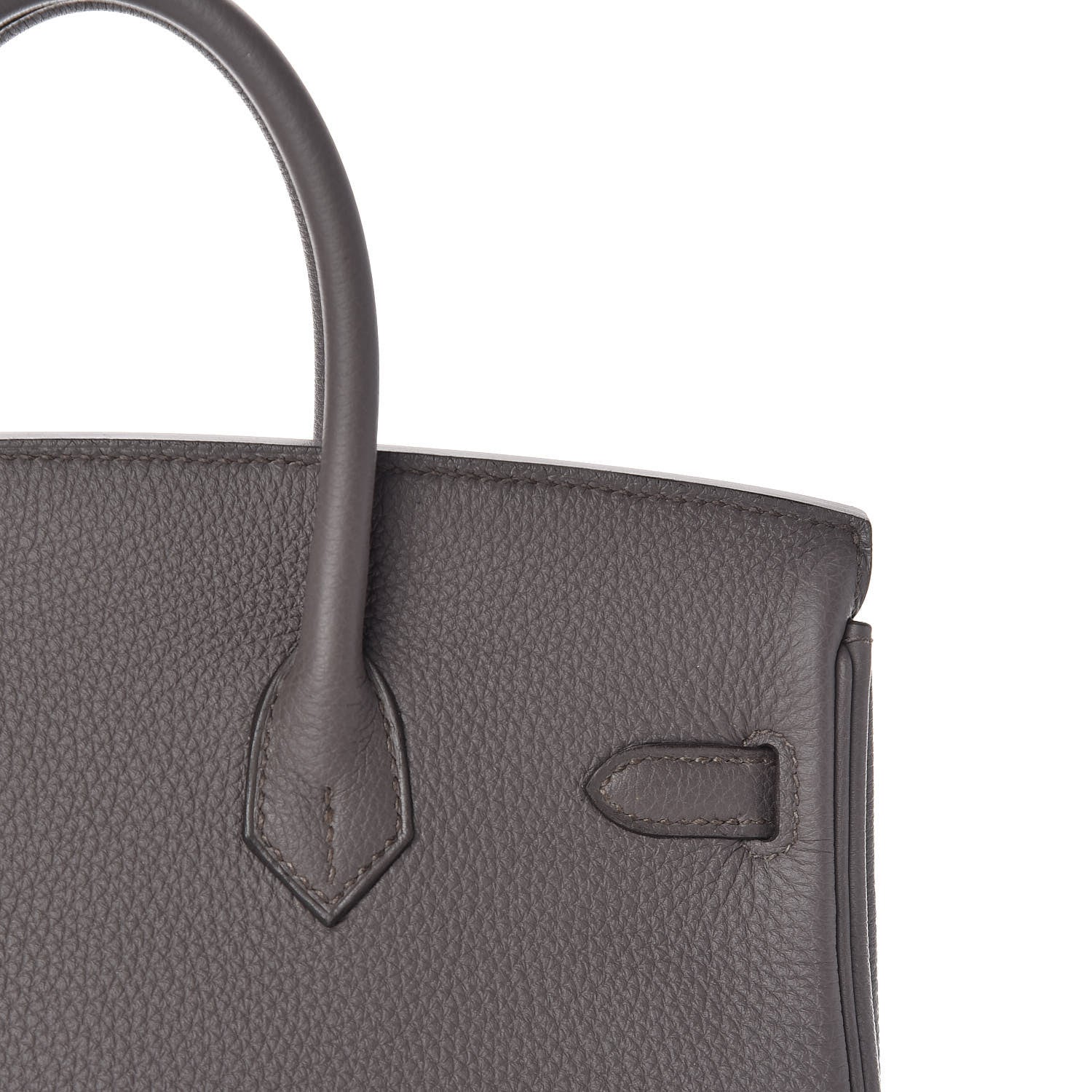 Hermes Togo Birkin 25 Etain 28 of 30